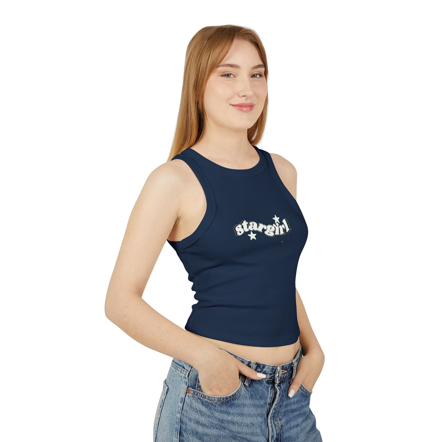 Stargirl Micro Rib Racer Tank