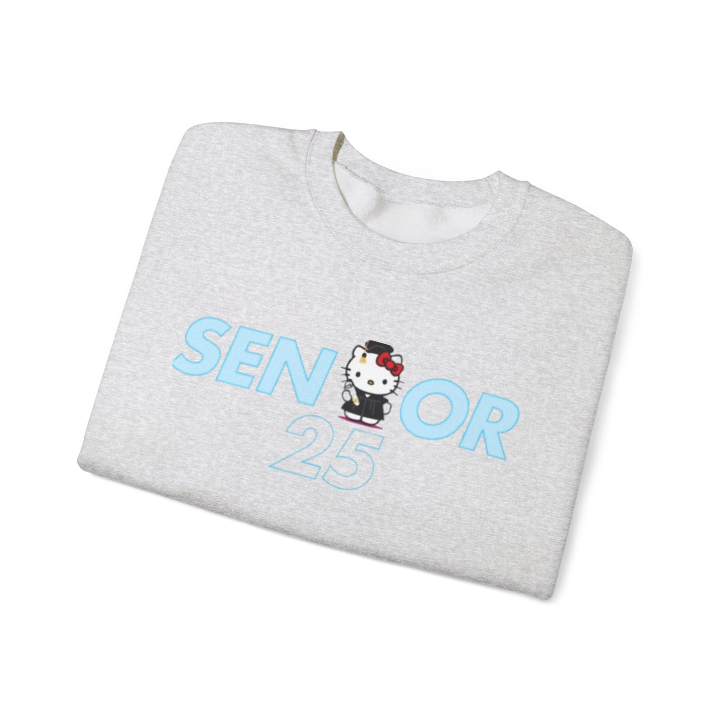 Senior 2025 Crewneck Sweatshirt - Hello Kitty Design